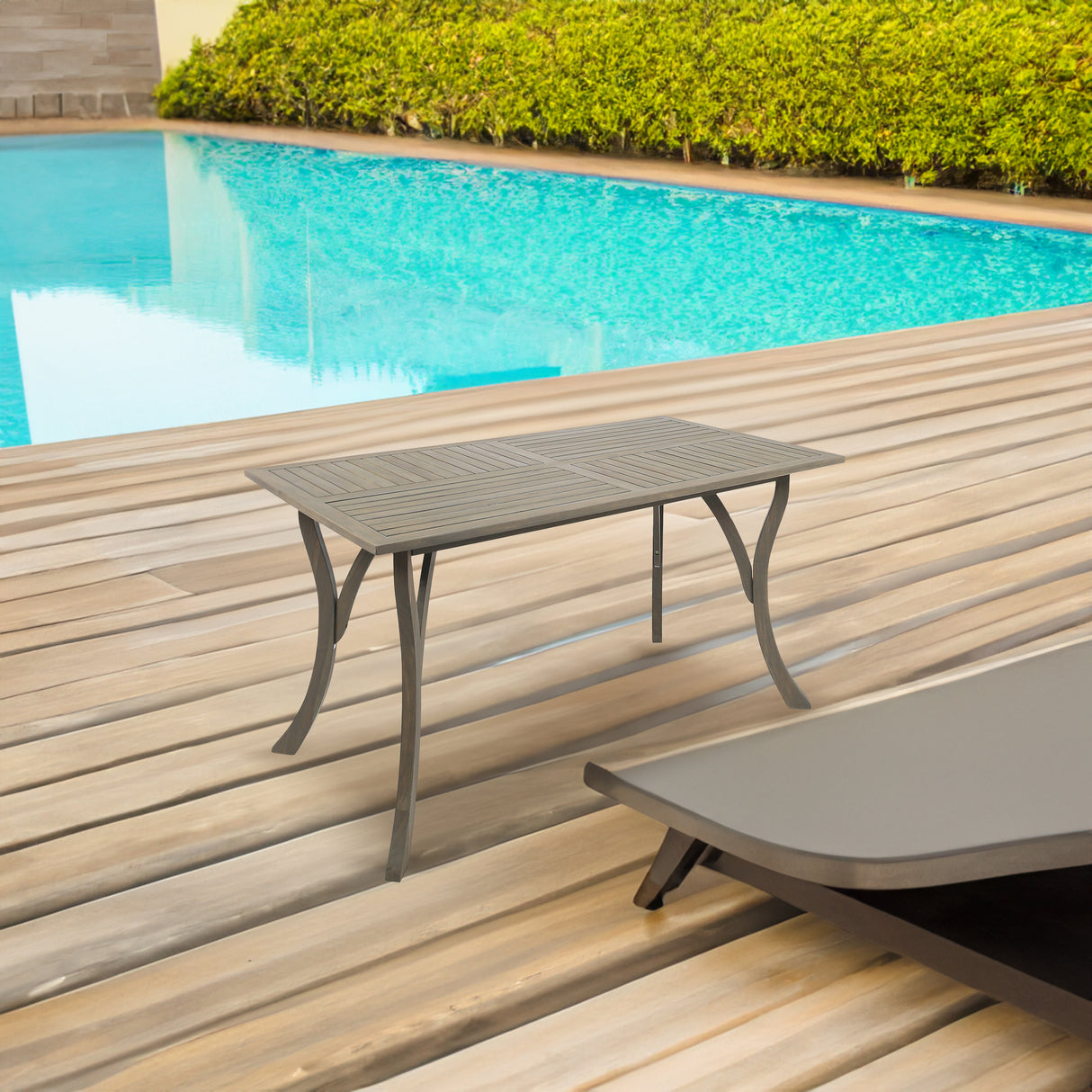 ECTANGULAR WOOD TABLE - V.I.P Digital Presence