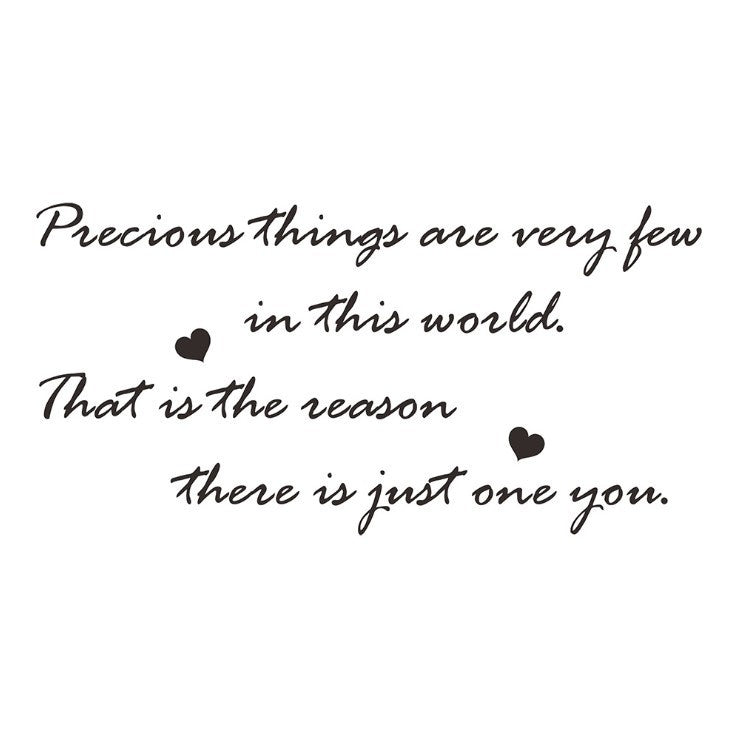 Precious English Letter Acrylic Mirror Surface Sticker Literary Sentence Background Wall Decoration Self-Adhesive 3D Wall Sticker - V.I.P Digital Presence