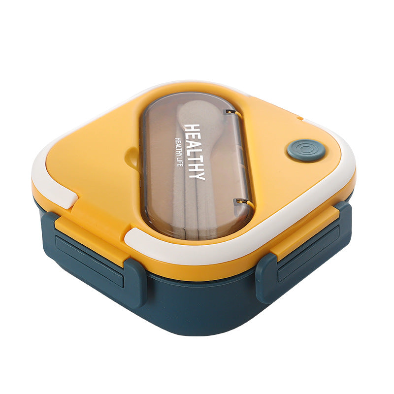 Japanese style simple sealed square single layer compartment lunch box - V.I.P Digital Presence