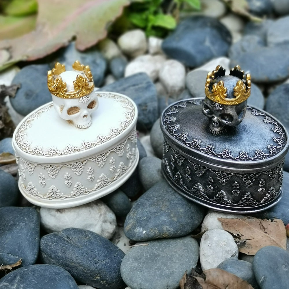 Crown Skull Storage Box - V.I.P Digital Presence