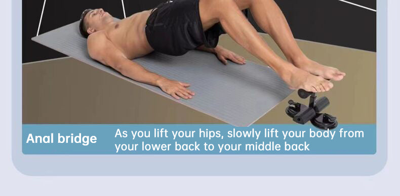Portable Self-Suction Sit-up Bar Abdominal Core Trainer Movement Auxiliary Device Adjustable Sit Up Assistant - V.I.P Digital Presence
