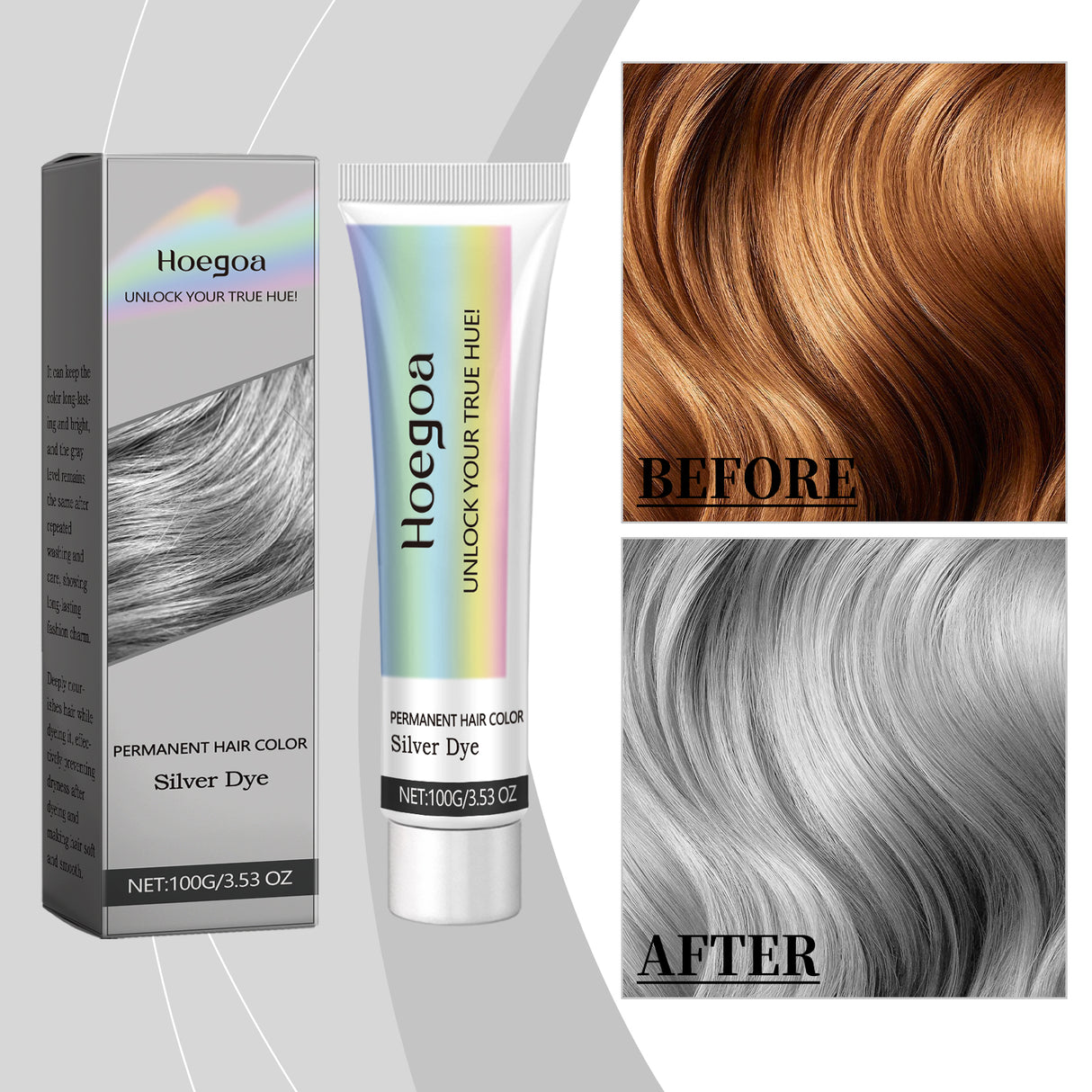 Grey Hair Cream Moisturizes Hair For A Long Time - V.I.P Digital Presence