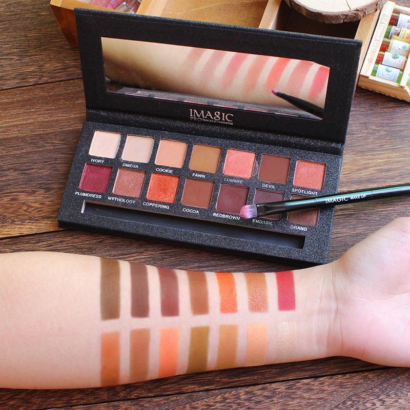 IMAGIC 14 Color Matte Nude Eye Shadow Pallete Cosmetics - V.I.P Digital Presence