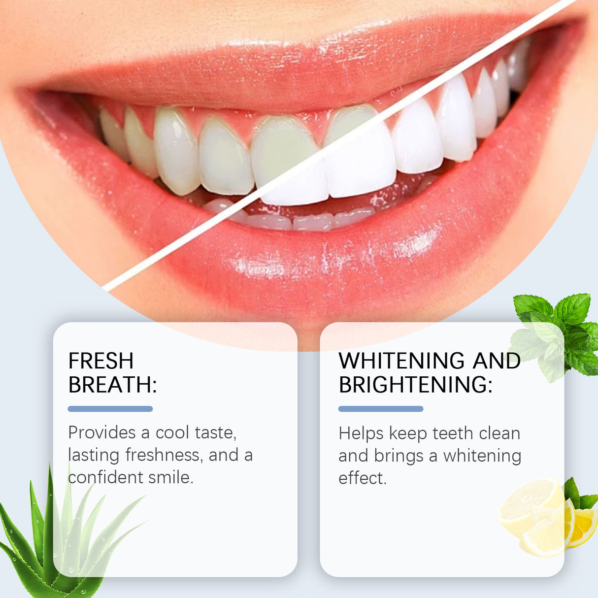 Mint Toothpaste Gently Cleans Tooth Stains Yellow Shine Teeth Daily Oral Care - V.I.P Digital Presence