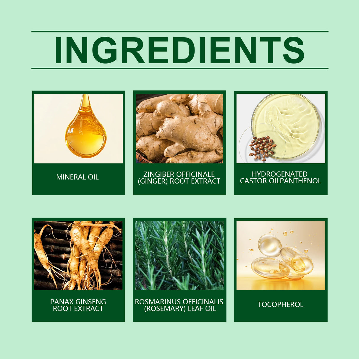 Ginger Hair Care Essential Oil Mild Ingredients Herbal Ginger Nourishes Hair Soft Beautiful Essential Oil - V.I.P Digital Presence