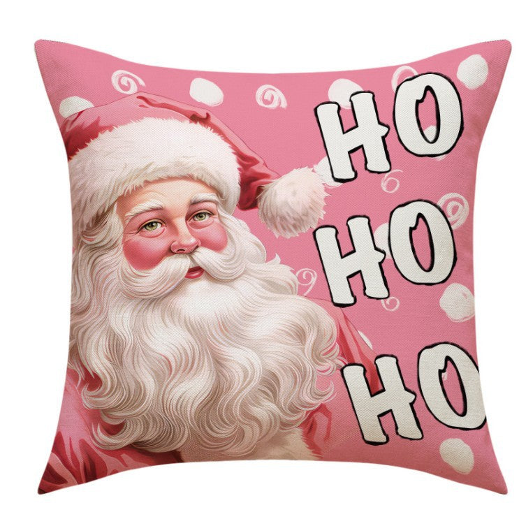 Christmas Pillow, Christmas Day Pillow Cover, Santa Claus Snowman Cushion, Backrest, Bedding Pillow Cover (excluding pillow core) - V.I.P Digital Presence