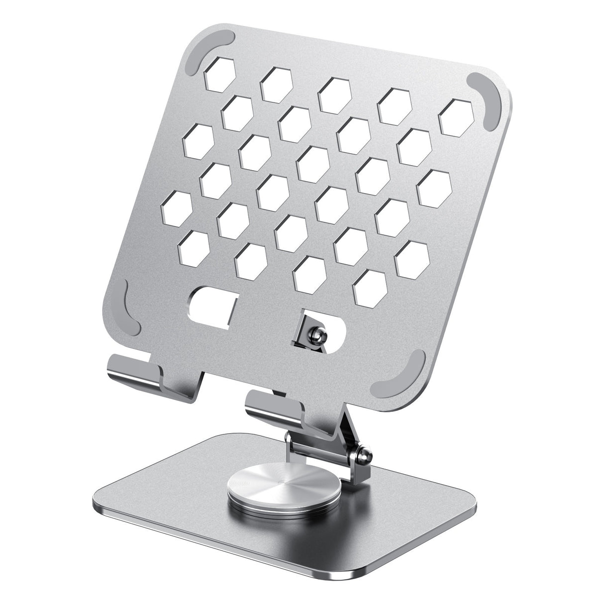 Tablet stand 360 degree rotating folding all metal live streaming learning iPad universal stand for tablets and smartphones - V.I.P Digital Presence