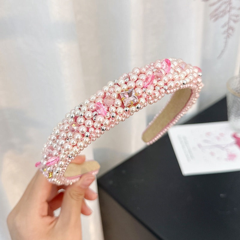 Baroque headband handmade pearl versatile - V.I.P Digital Presence