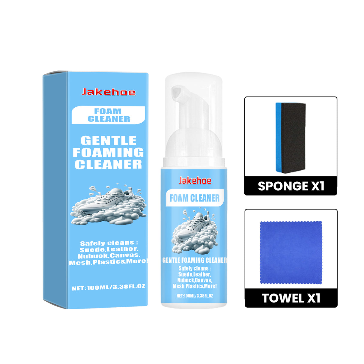 Foam Sneaker Cleaner, Small White Shoes Clean Stains Yellow Oxidation Portable No-Wash Cleaning - V.I.P Digital Presence