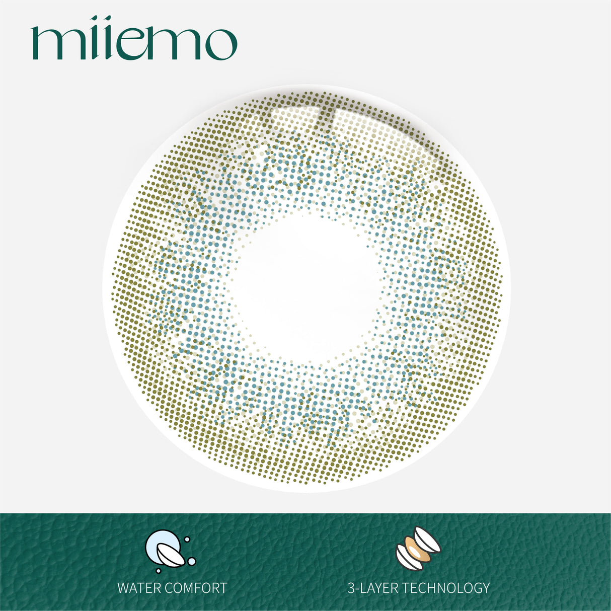 1Pair FDA Certificate Eyes Beautiful Pupil Colorful Girl Cosplay Contact Lenses EMILY DARK GREEN - V.I.P Digital Presence