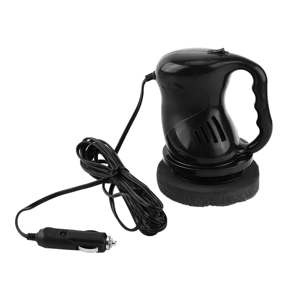 Car Polisher Waxing Polishing Machine Kit Automation Cleaning Car Buffing Car Accessories ABS Plastic Black 12V 40W Electric - V.I.P Digital Presence