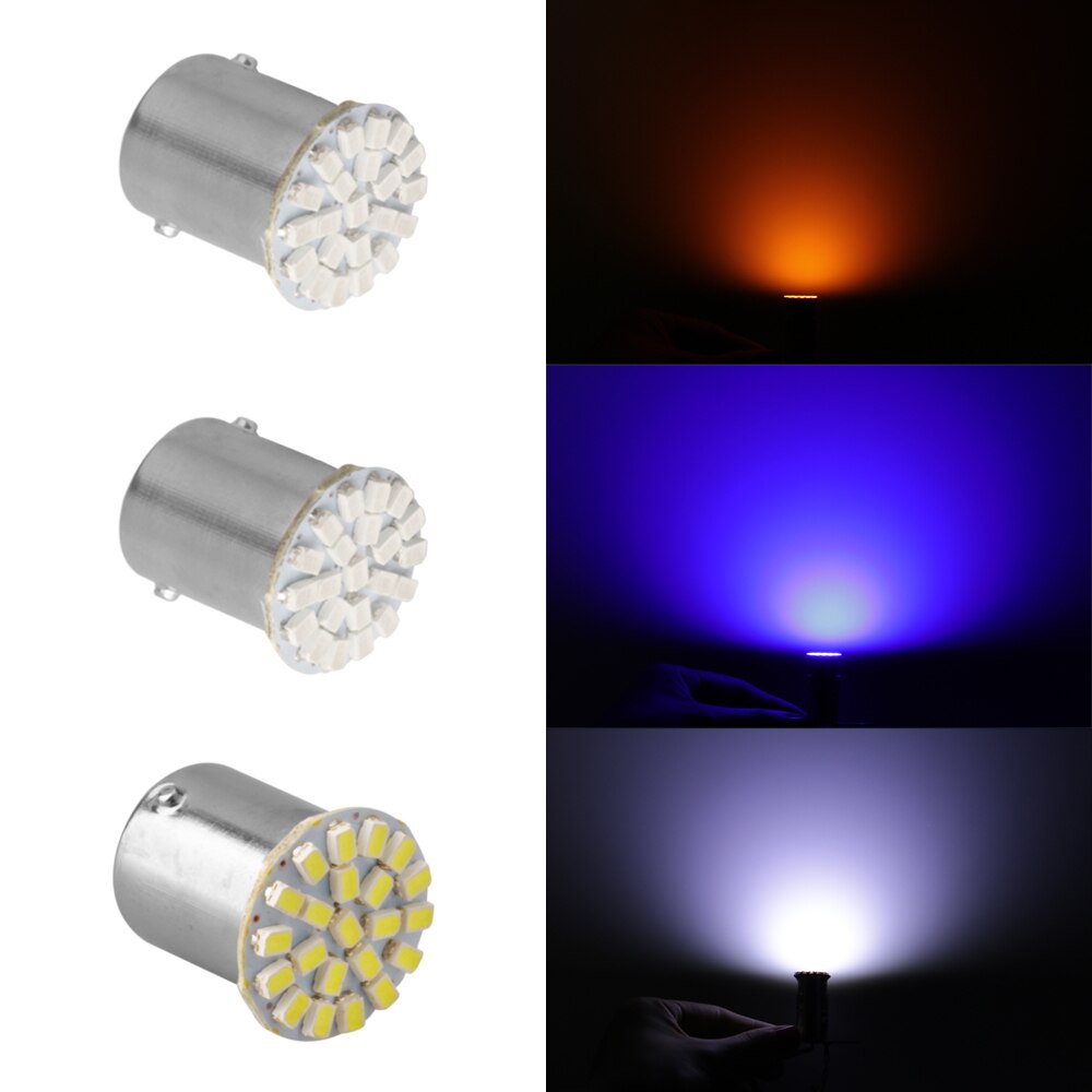 12V 1156 1157 22SMD P21W BA15S BA15D LED Bulb Car Auto Front Lights Brake Lights Turn Lights Parking Lamp Bulbs - V.I.P Digital Presence