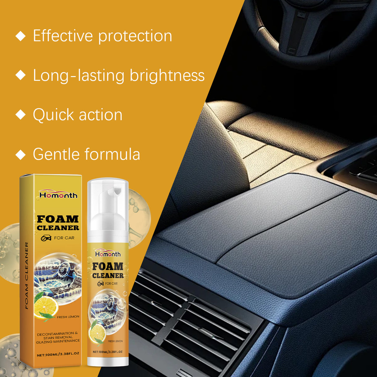Multi-Functional Car Foam Cleaner Interior Maintenance Anti-Fouling And Waterproof Car Maintenance Cleaner - V.I.P Digital Presence