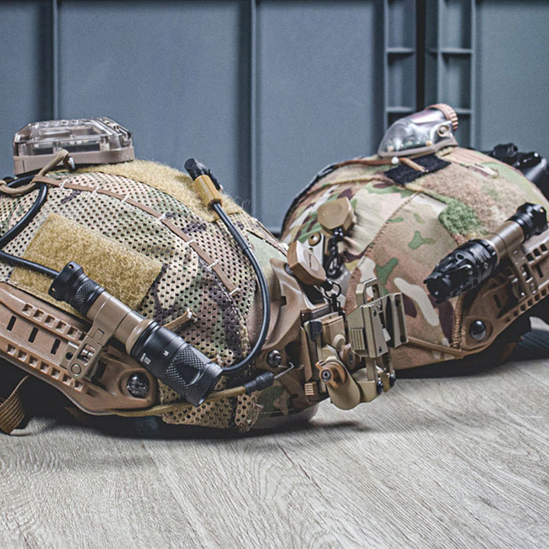 New SS M-AX tactical helmet headlamp stand. Rotating base for night vision flashlights. Durable gun - mounted lighting gear. - V.I.P Digital Presence