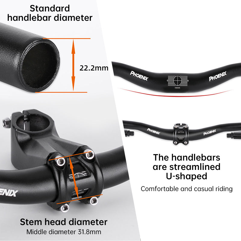 Folding Bike Aluminum Alloy Small Straight Handlebars, also known as Speed Drop Horizontal Handlebars, are essential bicycle acc - V.I.P Digital Presence