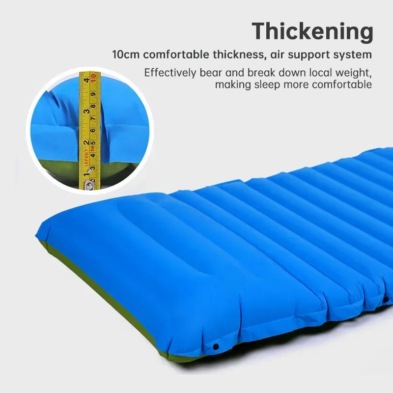 Ultralight Camping Sleeping Pad: Thicken, Self-Inflating with Built-in Pump (Outdoor/Travel) - V.I.P Digital Presence