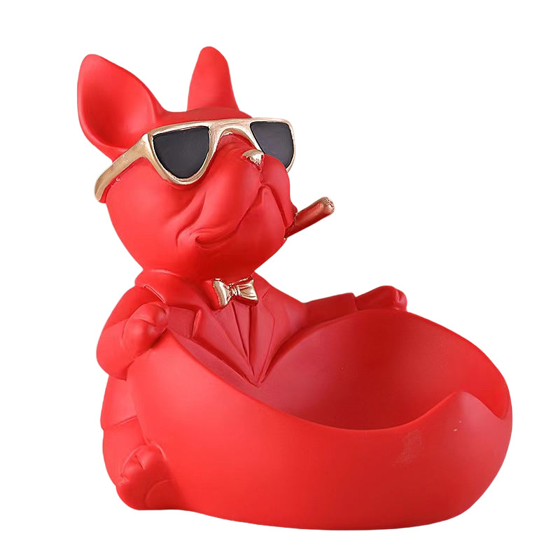 Cute French Bulldog Resin Figurine, Perfect for Table Decoration - V.I.P Digital Presence