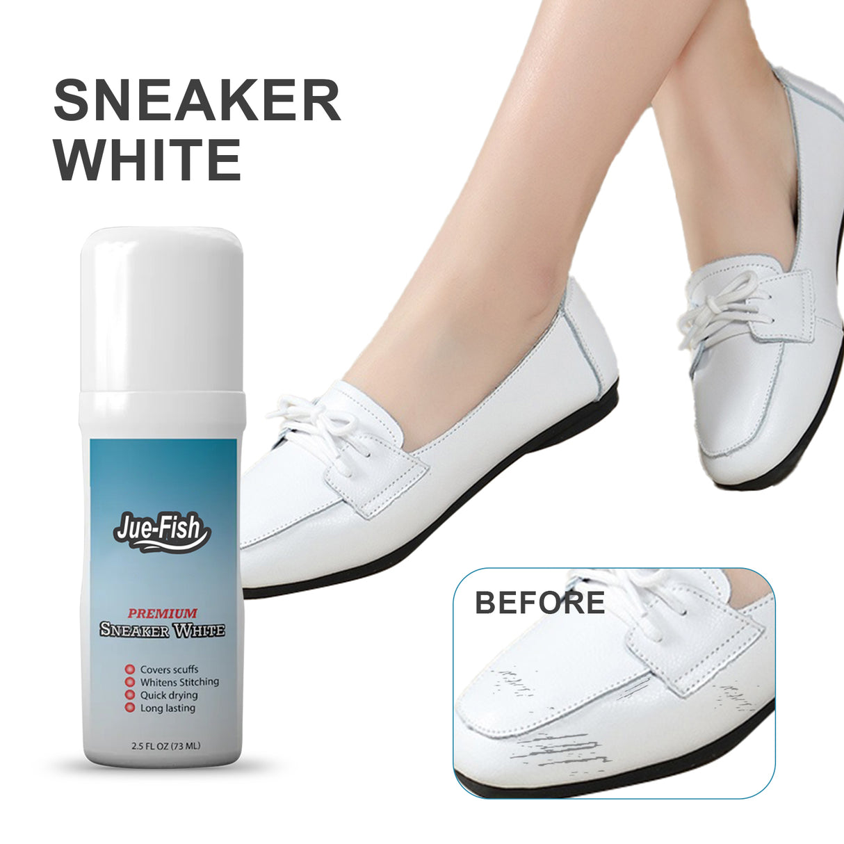 Shoe Brightening Cleaner, Remove Yellow Edge Decontamination Cleaning Whitening Small White Shoes Cleaning Shoeshine Agent - V.I.P Digital Presence