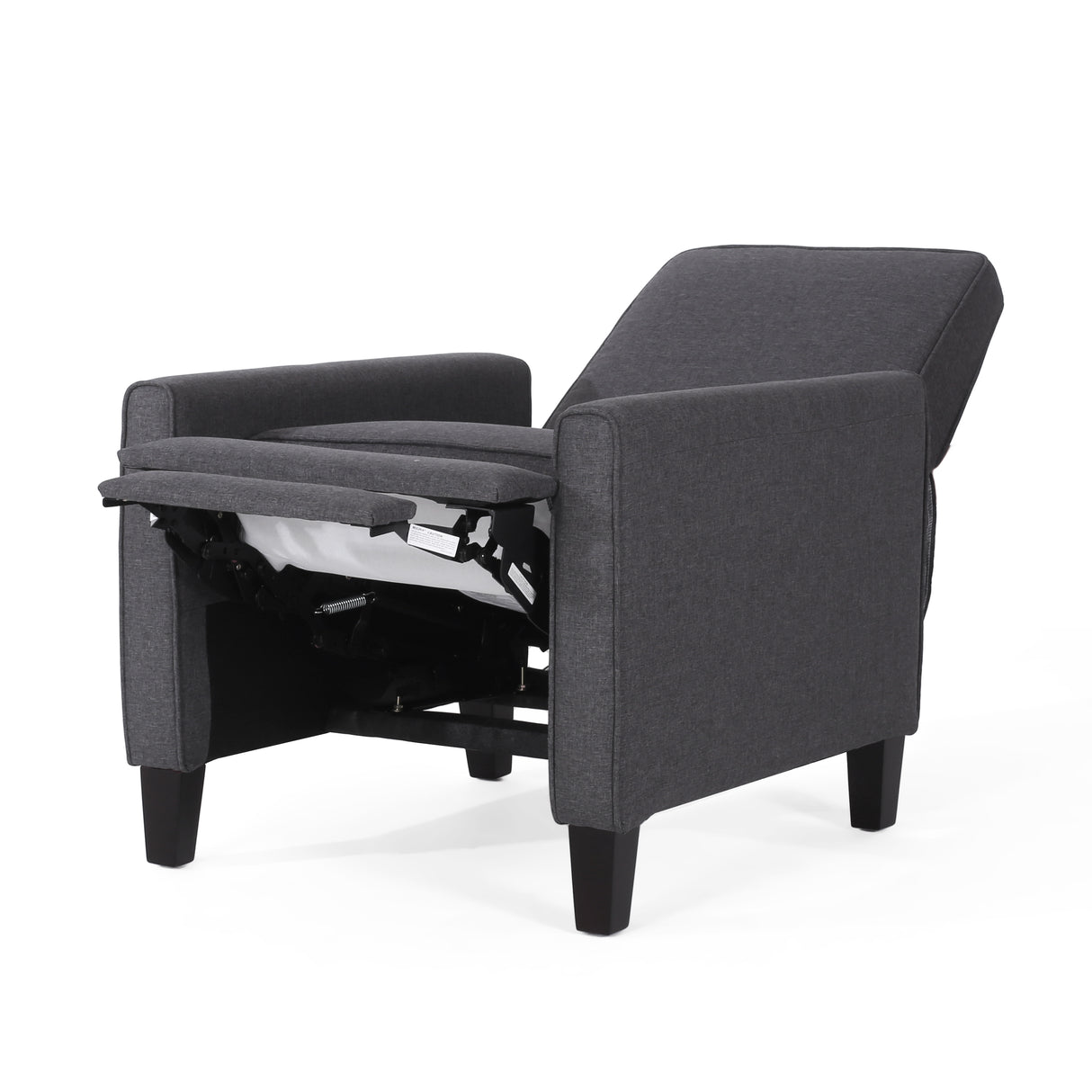 Smoke Fabric Push Back Chair for Elegant Home Décor - V.I.P Digital Presence
