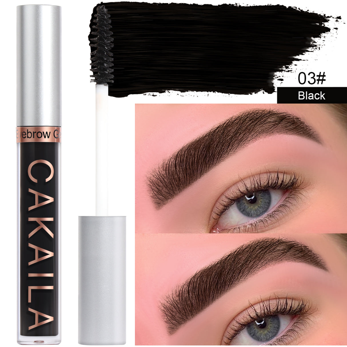 CAKAILA Eyebrow dye matte non-smudge dyeing makeup eyebrow shaping eyebrow dye mascara set - V.I.P Digital Presence