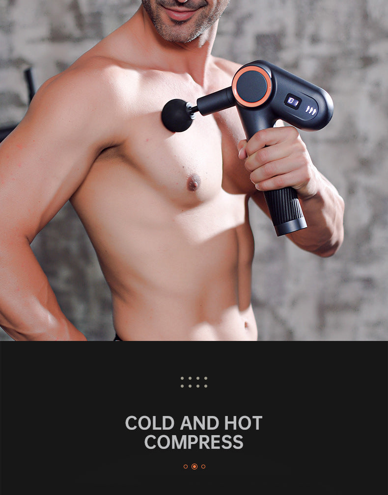 900-turn fascial gun USB charging massage angle rotatable full body muscle massage machine gun - V.I.P Digital Presence