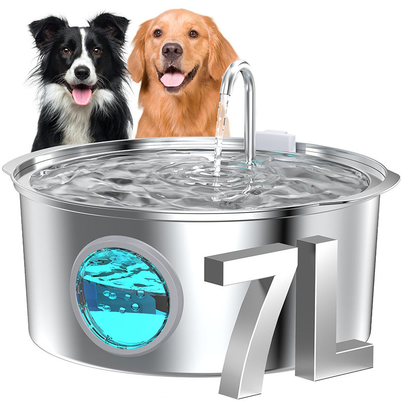 Stainless Steel Pet Water Dispenser with Large Capacity, Automatic Heating and Circulating Water for Cats and Dogs - V.I.P Digital Presence