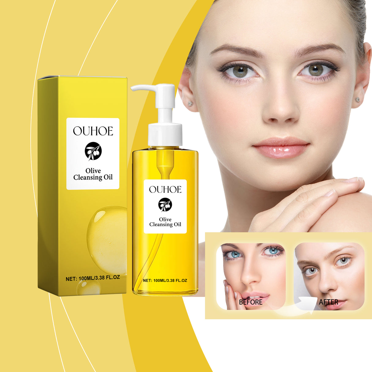 Olive Cleansing Oil Gently Moisturizes Skin And Cleans Face And Lips With Olive Cleansing Oil - V.I.P Digital Presence