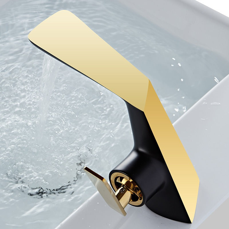 All copper bathroom hot and cold faucets creative washbasin under the sink - V.I.P Digital Presence