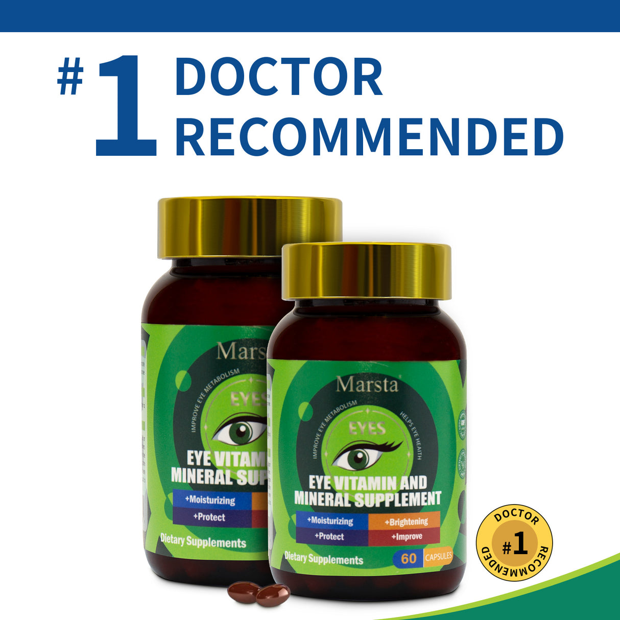 Eye Vitamin and Mineral Supplement Capsules Lutein Tablets - V.I.P Digital Presence