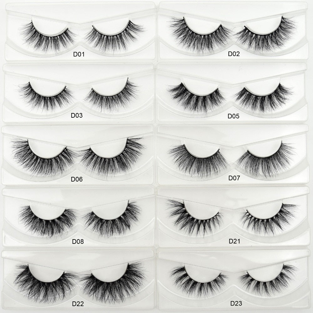 3D Mink Eyelashes Crossing Mink Lashes Hand Made Full Strip Eye Lashes 34 Styles cilios naturais False Lashes - V.I.P Digital Presence