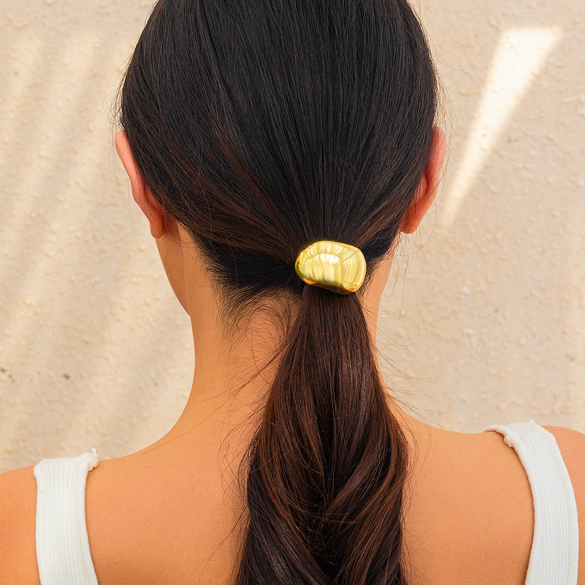 Metal concave convex folded alloy hair clip Hairpin irregular temperament hair clip - V.I.P Digital Presence