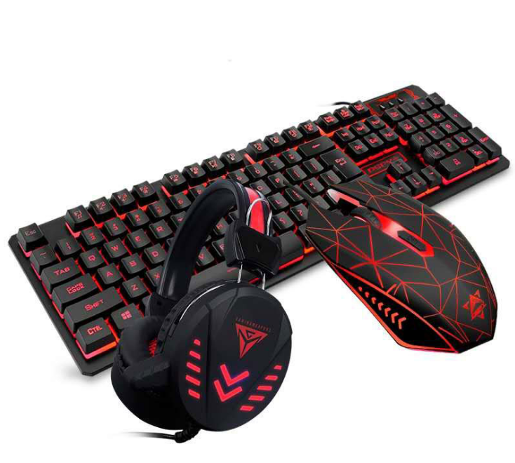 VX7 Waterproof LED Keyboard Mouse Headset Gaming set - V.I.P Digital Presence