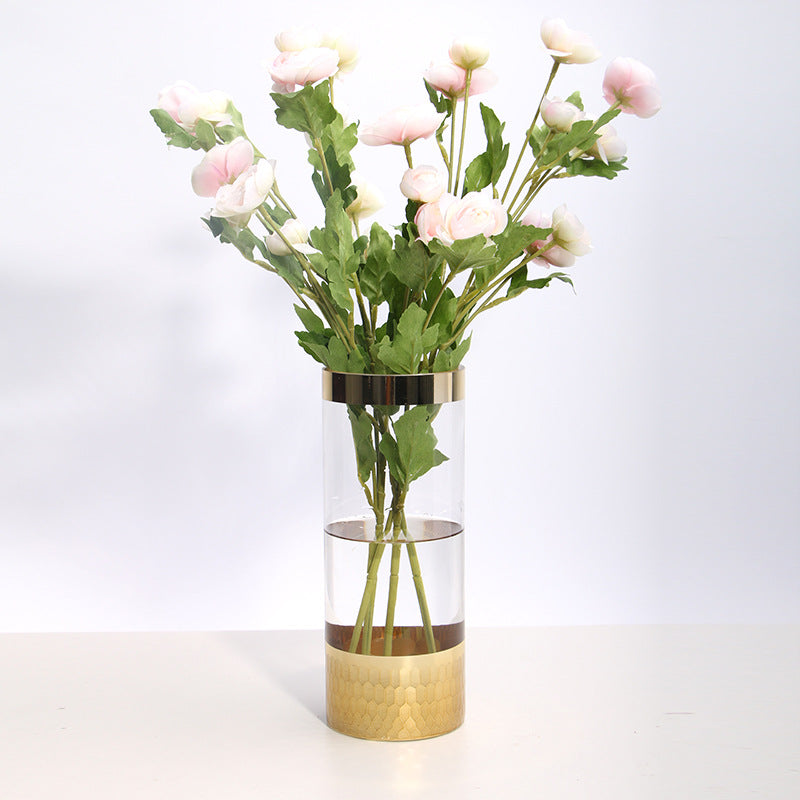 Glass vase modern transparent hydroponic flower vase home decoration ornaments - V.I.P Digital Presence