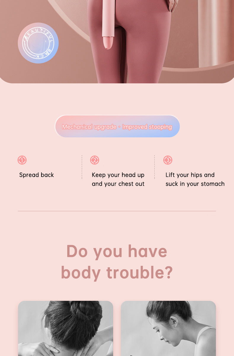 Adjustable open back shoulder stick correct hunchback correction cross yoga stick for corrective posture - V.I.P Digital Presence