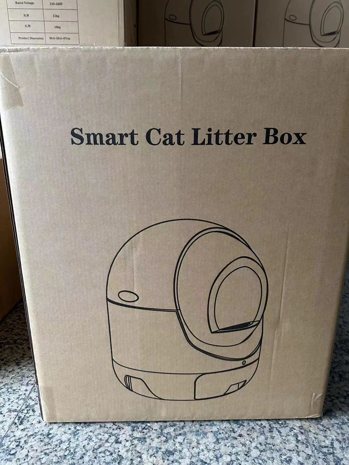 Intelligent cat litter box, automatically eliminates odors, application control, supports multiple cats with 5G and 2.4G WiFi - V.I.P Digital Presence