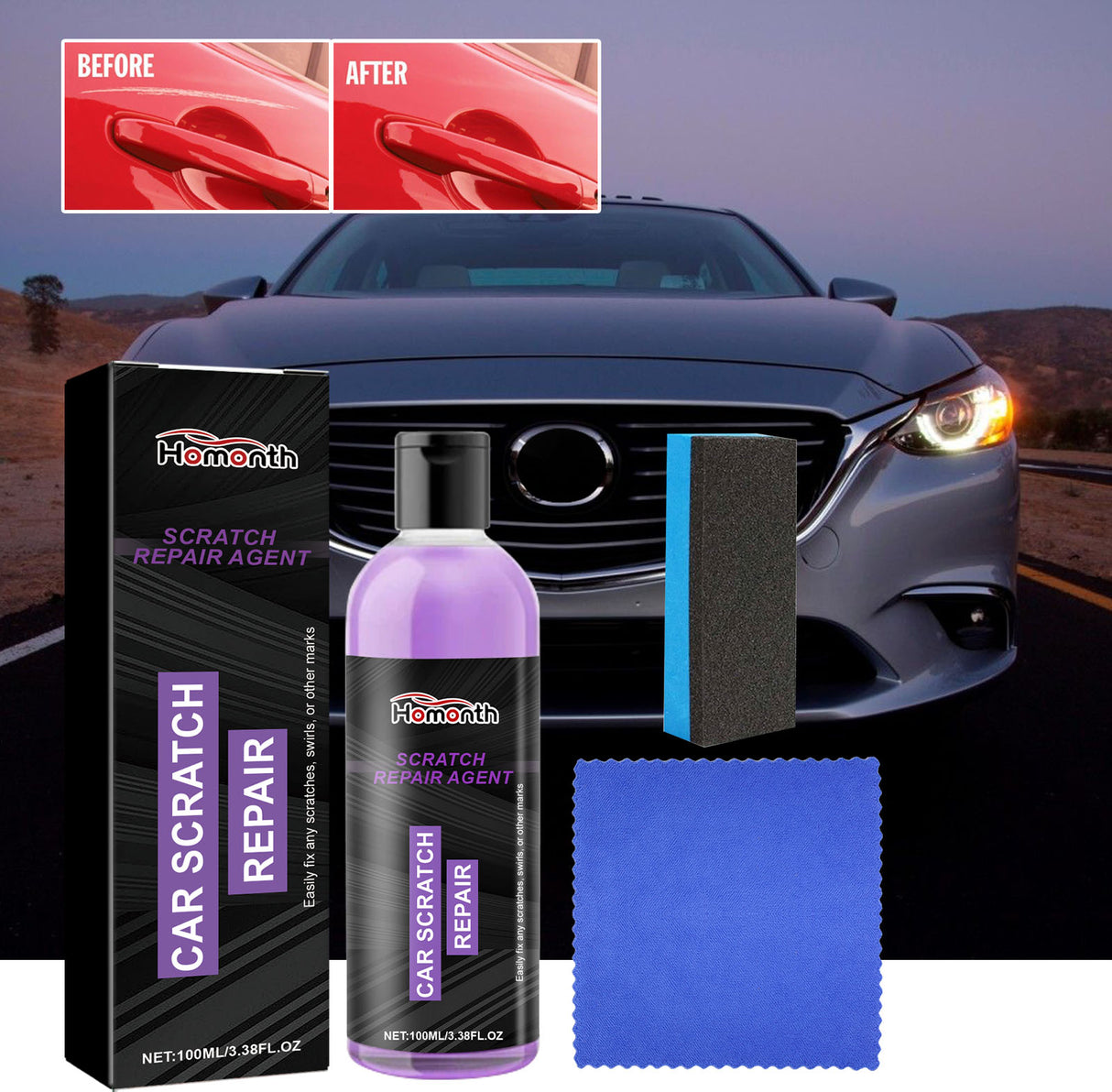 Scratch Repair Agent, Polishing And Reconditioning Agent For Automobile Paint Coating - V.I.P Digital Presence