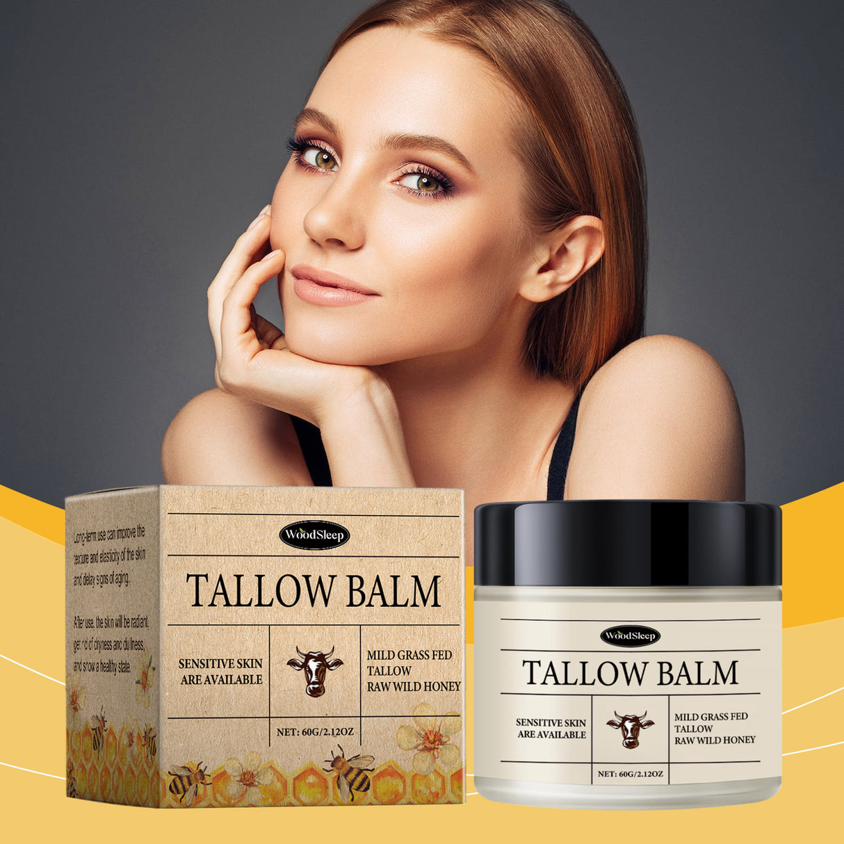 Woodsleep Honey Moisturizer Gentle Moisturizing, Hydrating, Firming, Tender And Refreshing Nourishing Skin Cream