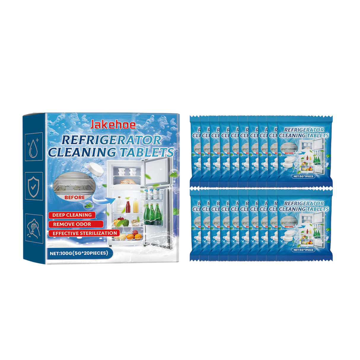 Refrigerator Cleaning Sheet Refrigerator Microwave Oven To Remove Oil And Odor Multi-Purpose Cleaning Sheet - V.I.P Digital Presence