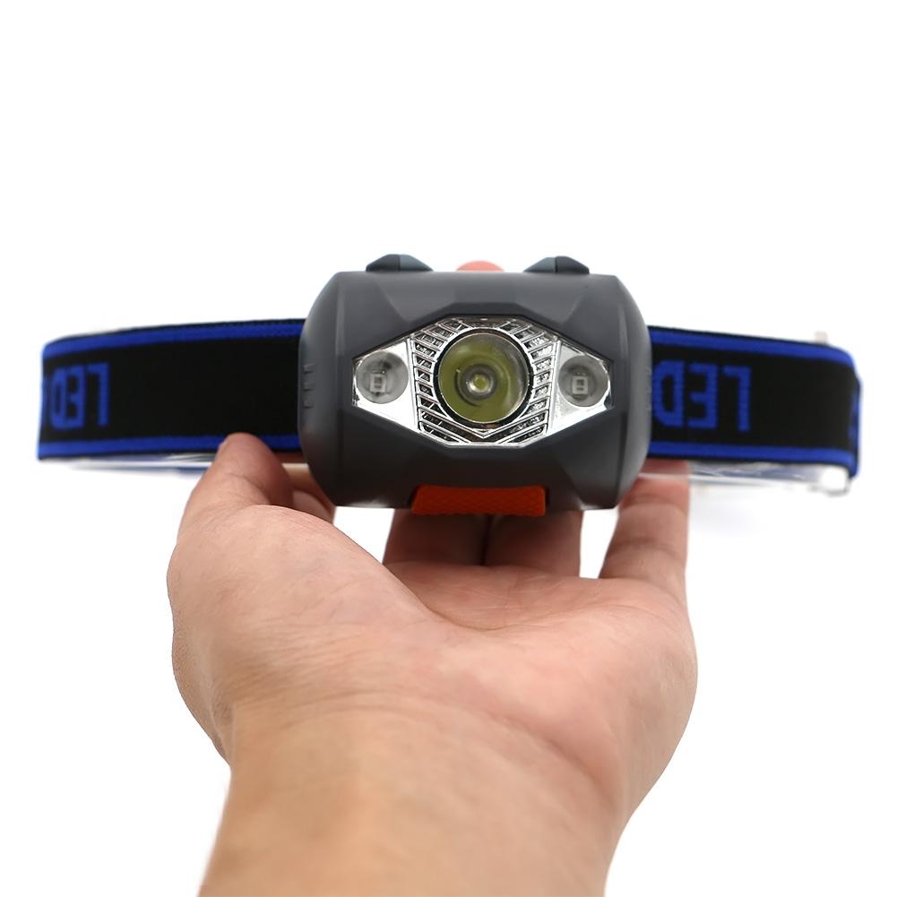 3 LED 800 Lumens 4 Modes Mini Headlamp Outdoor Waterproof Flash Torch Lantern For Hunting,Use AAA Battery