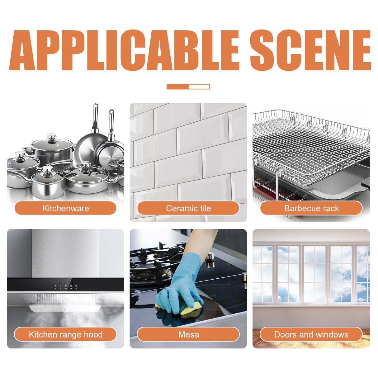 Multi-Purpose Kitchen Cleaner, Kitchen Stove Range Hood Stainless Steel Cooker Grease Cleaner - V.I.P Digital Presence