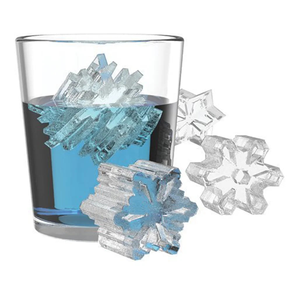 1 PCS Christmas Ice Molds Chocolate Snowflake Cookie Gummies Gummy Silicone Soap Biscuit - V.I.P Digital Presence