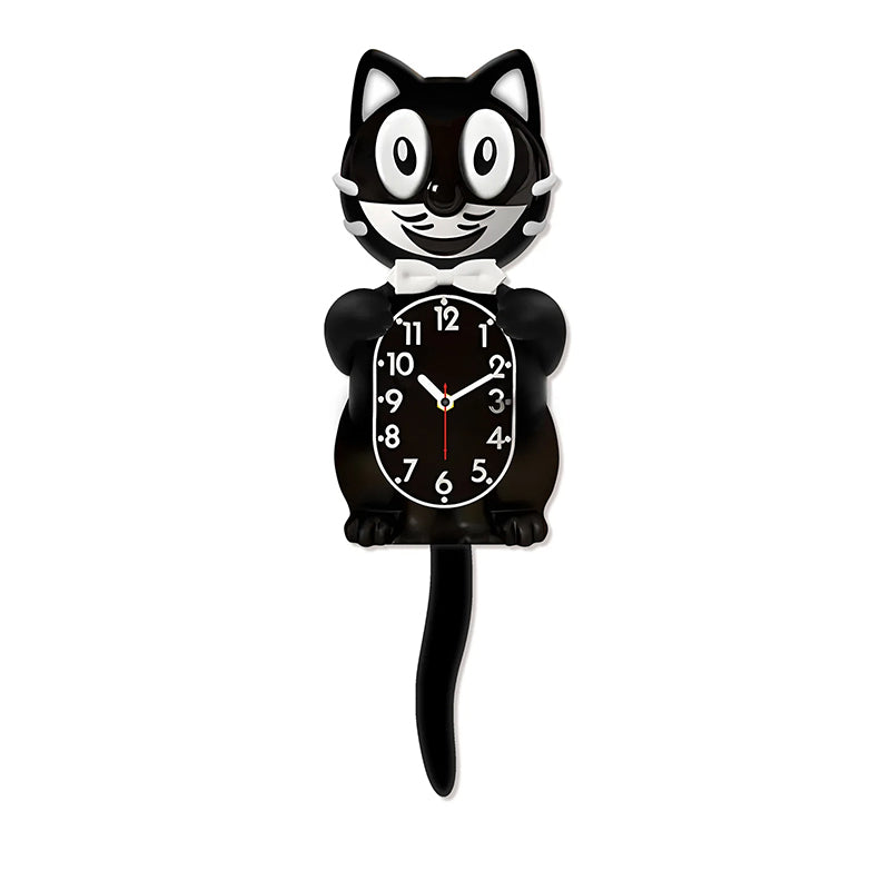 New Hot American Classic Kit Cat Clock: Swing Tail, Creative, Cute Gift, Retro Decor, Hanging Design. - V.I.P Digital Presence