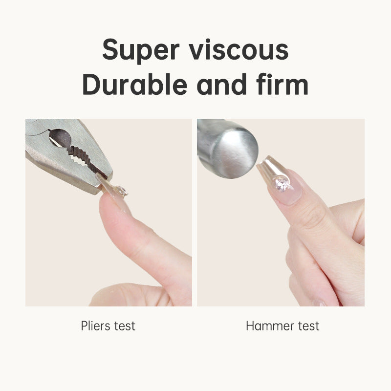 LAZYFUN Solid Patch Glue - High Capacity, Ultra Strong Adhesion, Long-lasting, Safe for Natural Nails, Easy to Remove - V.I.P Digital Presence