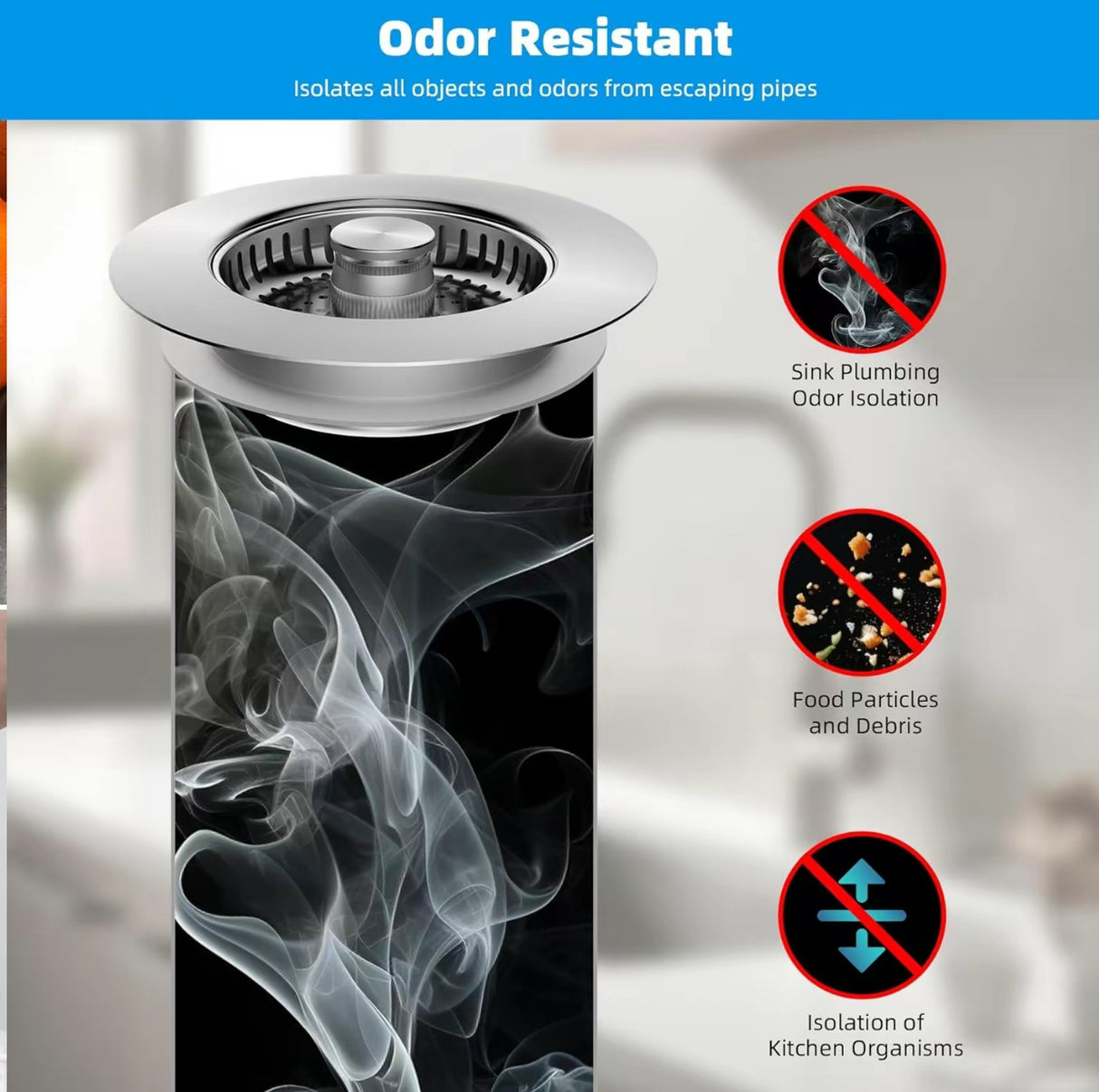 DrainGuard Pro 3-in-1 Stopper