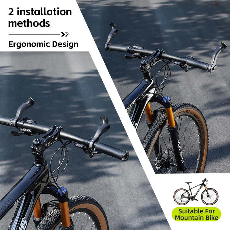 Ergonomic Design MTB Bicycle Road Gravel Mountain Bike Handlebar Bar Ends Gravel Bike Accessories Bike Grips - V.I.P Digital Presence