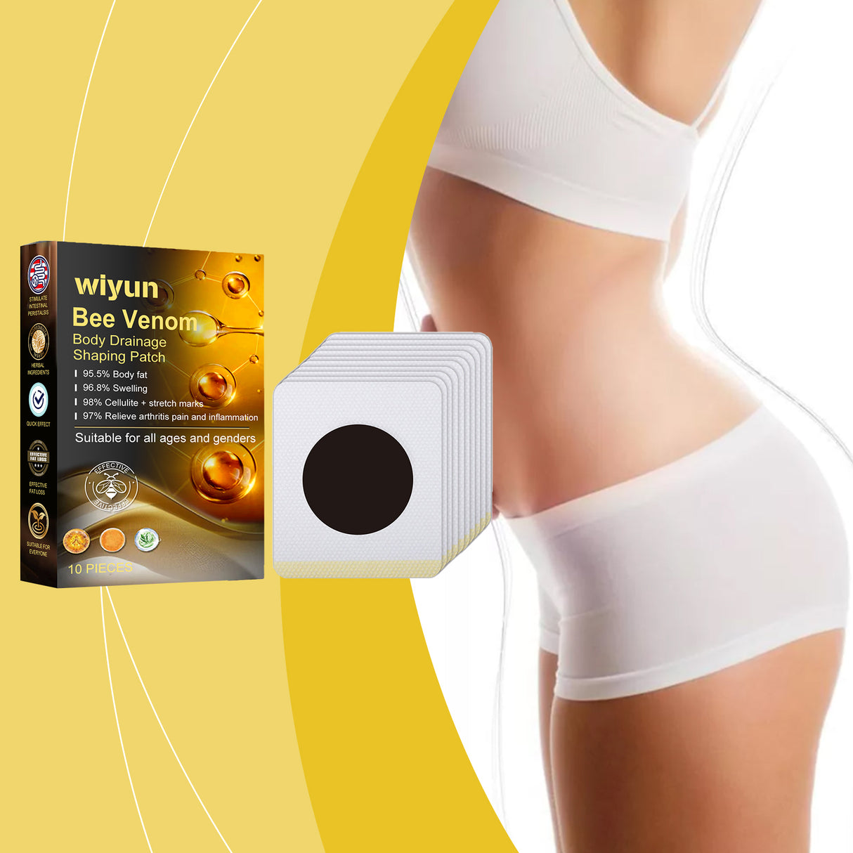 Bee Venom Beauty Considerate, Lazy Body Beauty Navel Paste Moisturizing Tight Skin Care Show Charm Body Care Paste - V.I.P Digital Presence