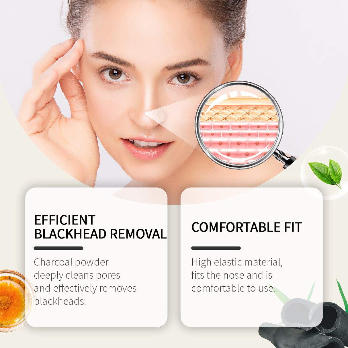 Blackhead Pore Patch Series Gently Clean The Pores Of The Nose Blackhead Acne Is Not Tight