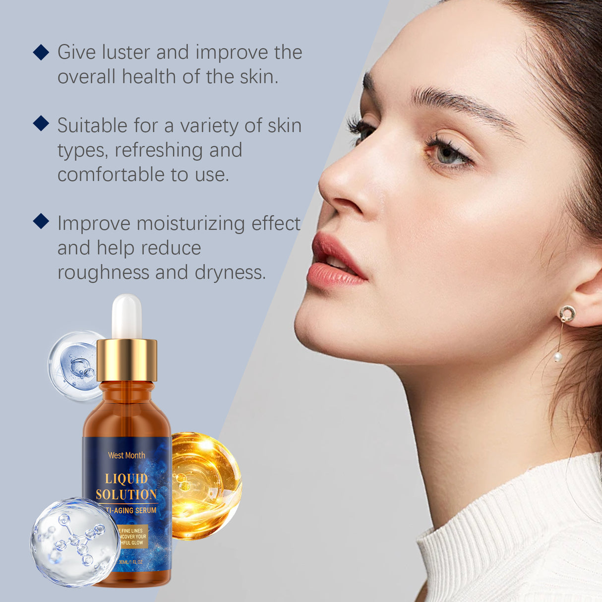 Firming Face Essence Delicate Pores Hydrating And Repairing Moisture To Improve Roughness