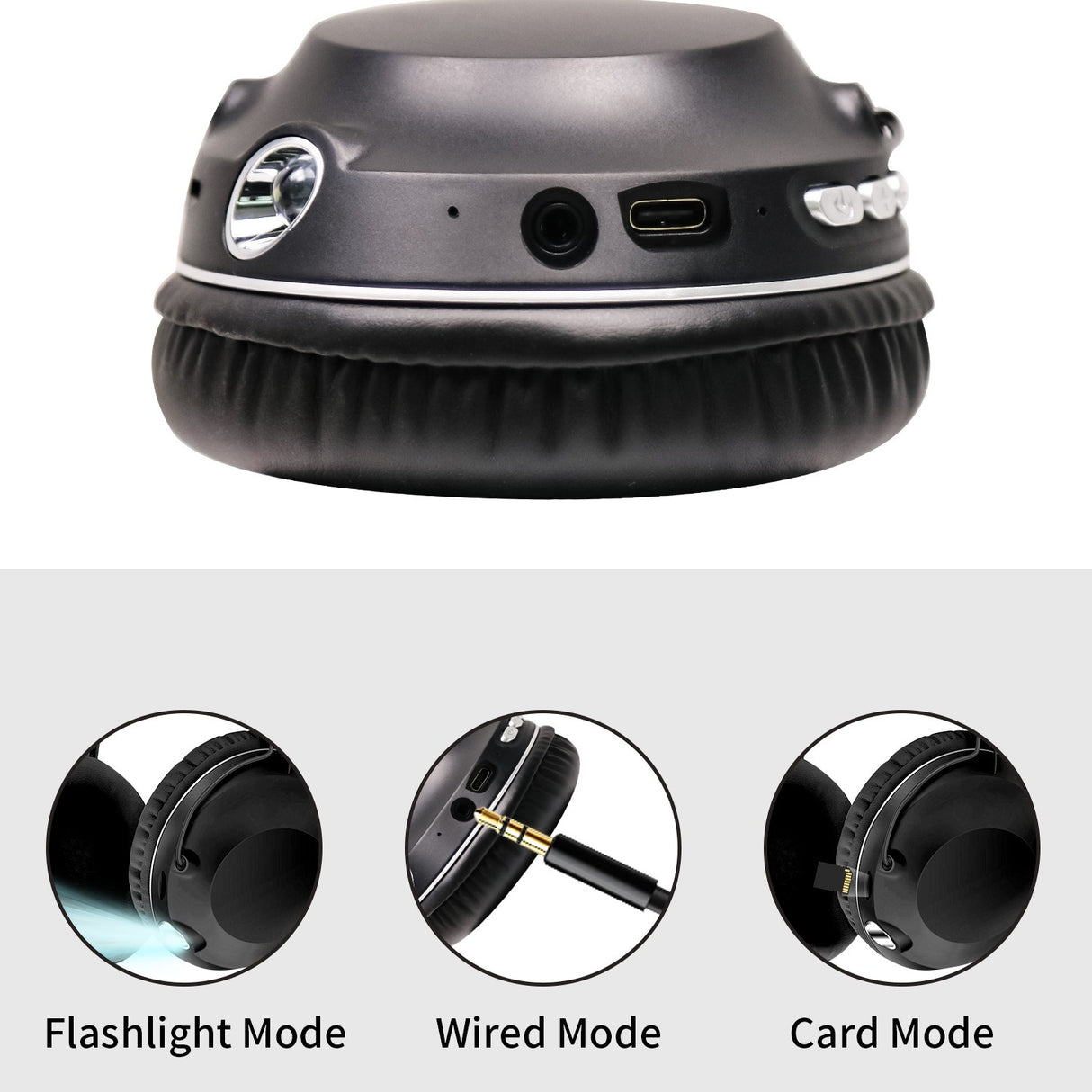 B863 Wireless Headset Bluetooth Headset Long Life Illuminated Music Headset Folding Storage - V.I.P Digital Presence