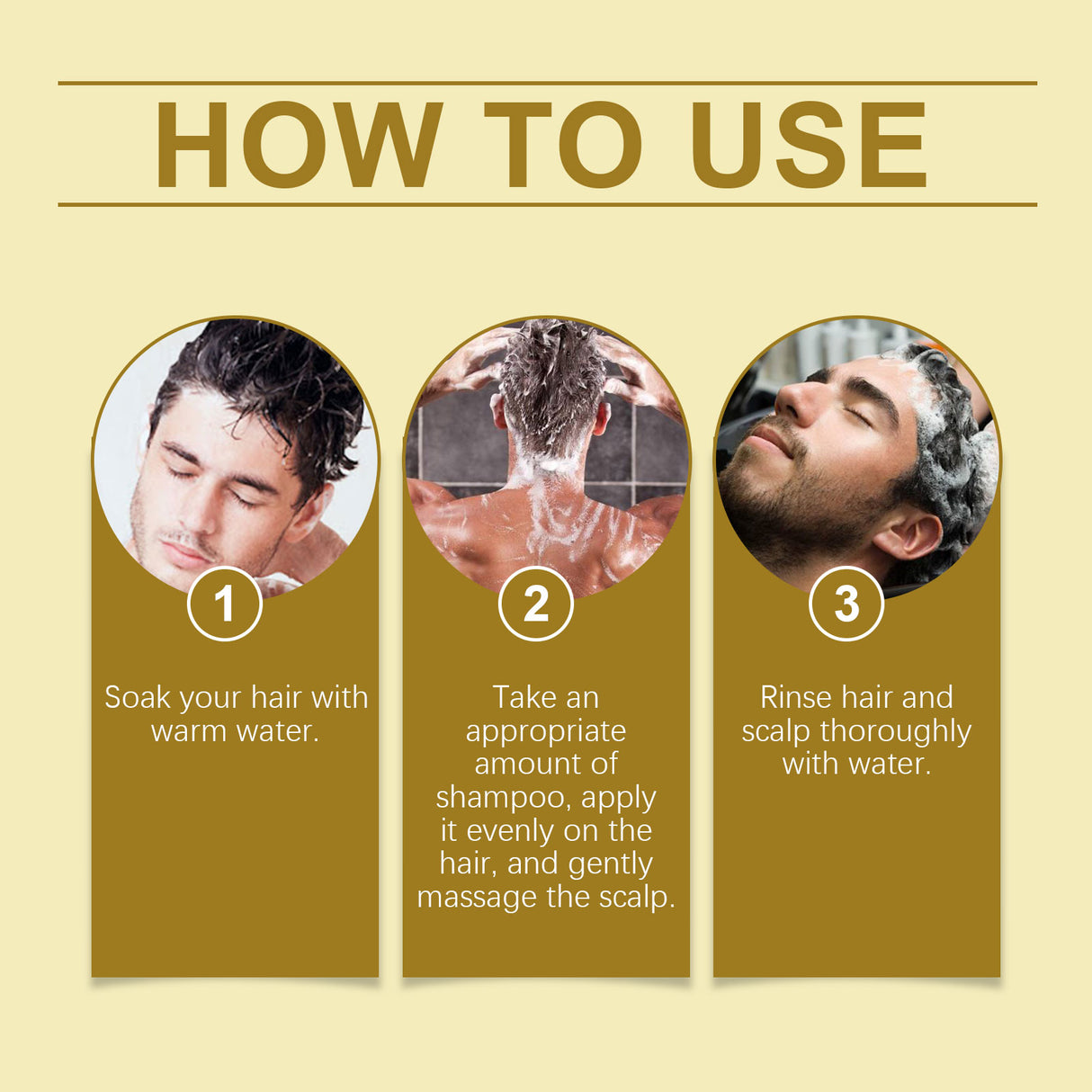 For Men Nourishing Shampoo Nourishing Moisturizing Repair Hydrating Strong, Fluffy Hair Refreshing Hair - V.I.P Digital Presence